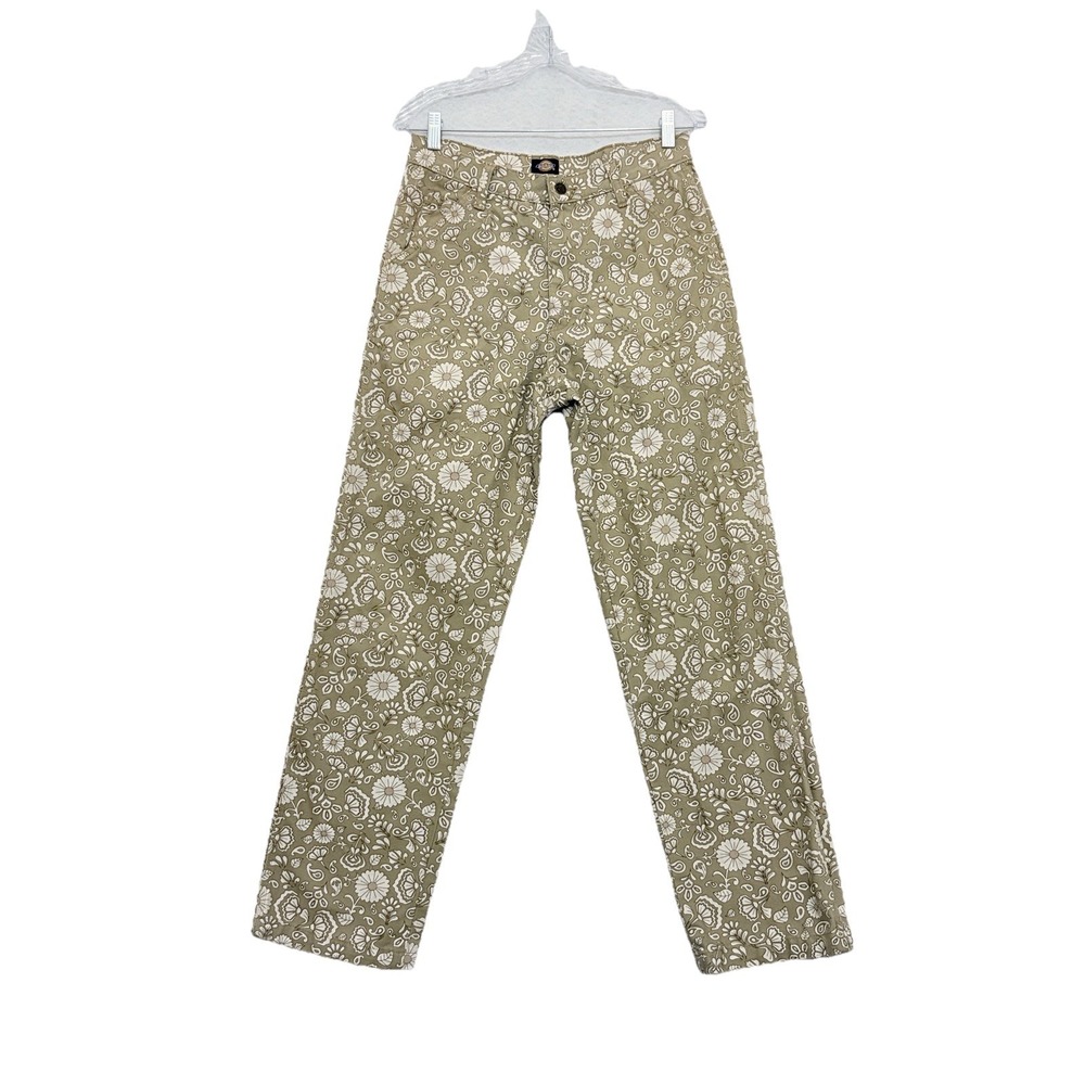 Dickies‎ Mens Special Edition Floral Mandala Jeans Size 30X32 Canvas Denim
